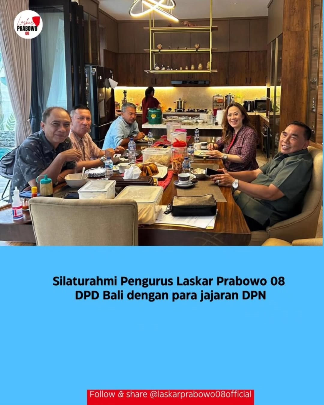 Jakarta, 03 Febuari 2025Silaturahmi Para pengurus Laskar Pranbowo 08-DPD Bali dengan jajaran D Jakarta, 03 Febuari 2025Silaturahmi Para pengurus Laskar Pranbowo 08-DPD Bali dengan jajaran D
