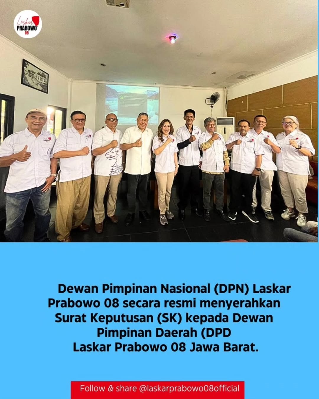 Serangkaian foto pertemuan DPD Jawa Barat dengan DPN, diskusi tanya jawab, penyerahan seragam da Serangkaian foto pertemuan DPD Jawa Barat dengan DPN, diskusi tanya jawab, penyerahan seragam da